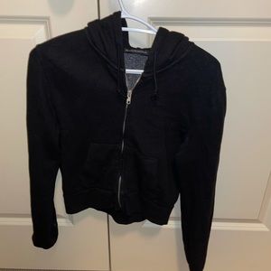 Brandy Melville Crystal Zip Up